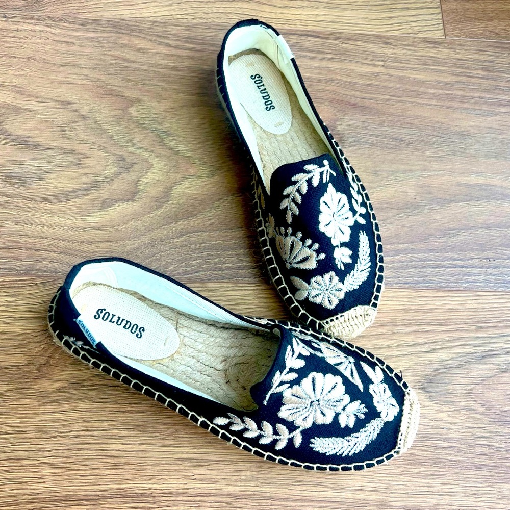 Soludos Flat Espadrille size 8